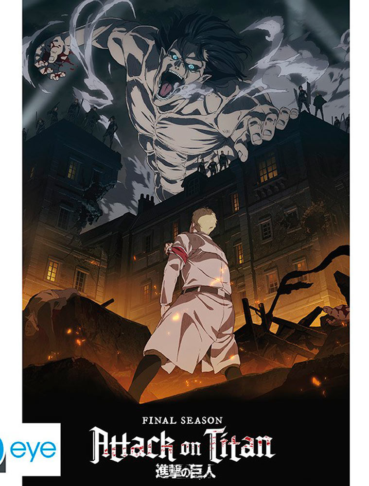 L'attaque Des Titans Saisons 4 Partie 2 En Streaming L'ATTAQUE DES TITANS - Poster - Saison 4 - Coyote Mag Store